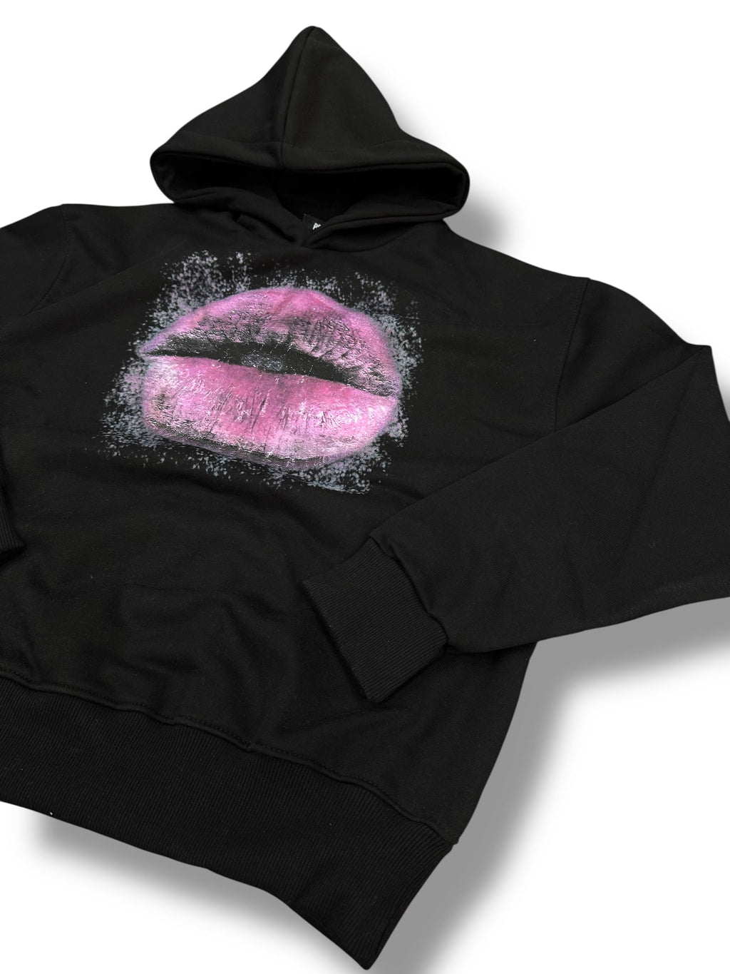 FELPA LIP BLACK TESSUTO PREMIUM