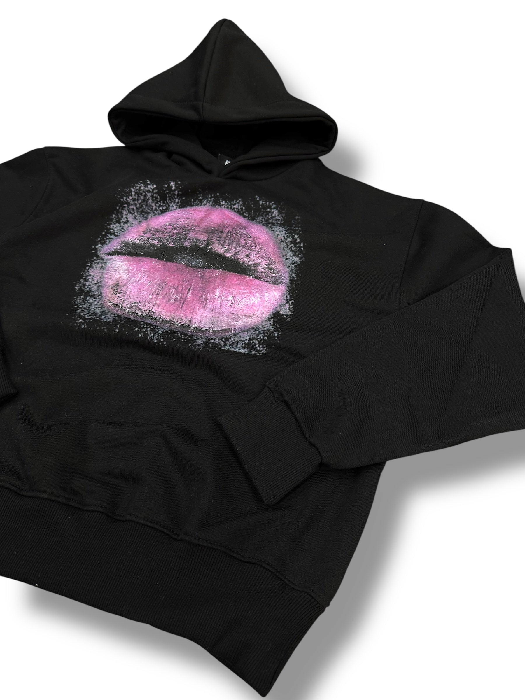 FELPA LIP BLACK TESSUTO PREMIUM