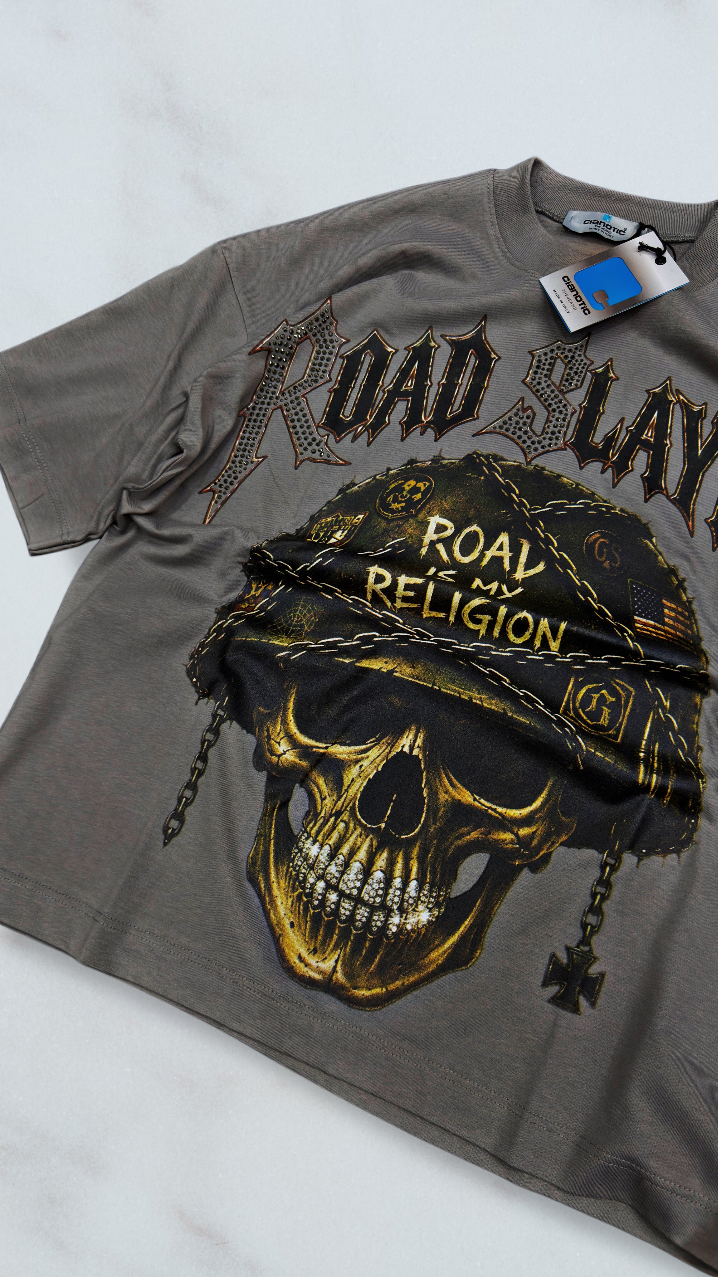 T SHIRT CIANOTIC ROAD
