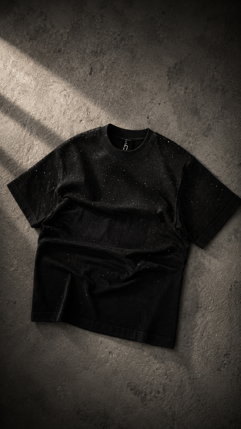 T SHIRT PAPER BLACK