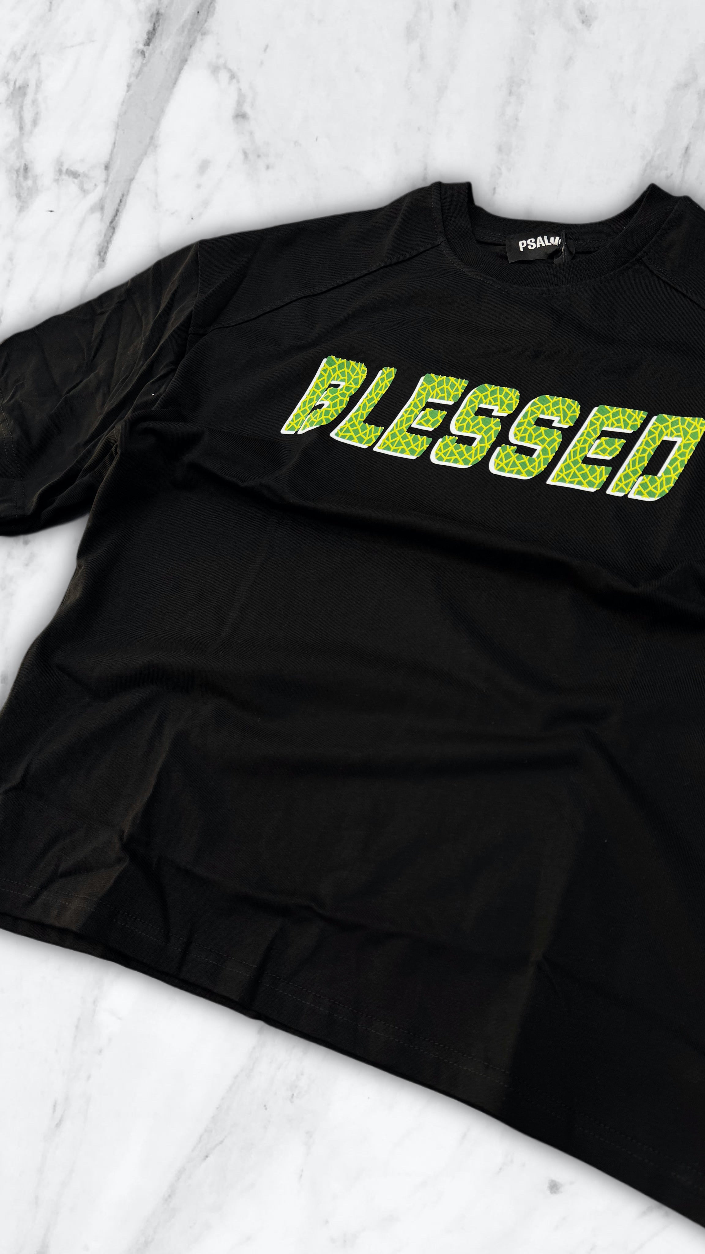 T SHIRT BLESSED BLACK