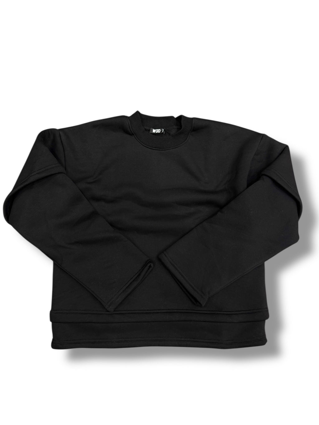 FELPA MANICA DOPPIA BLACK