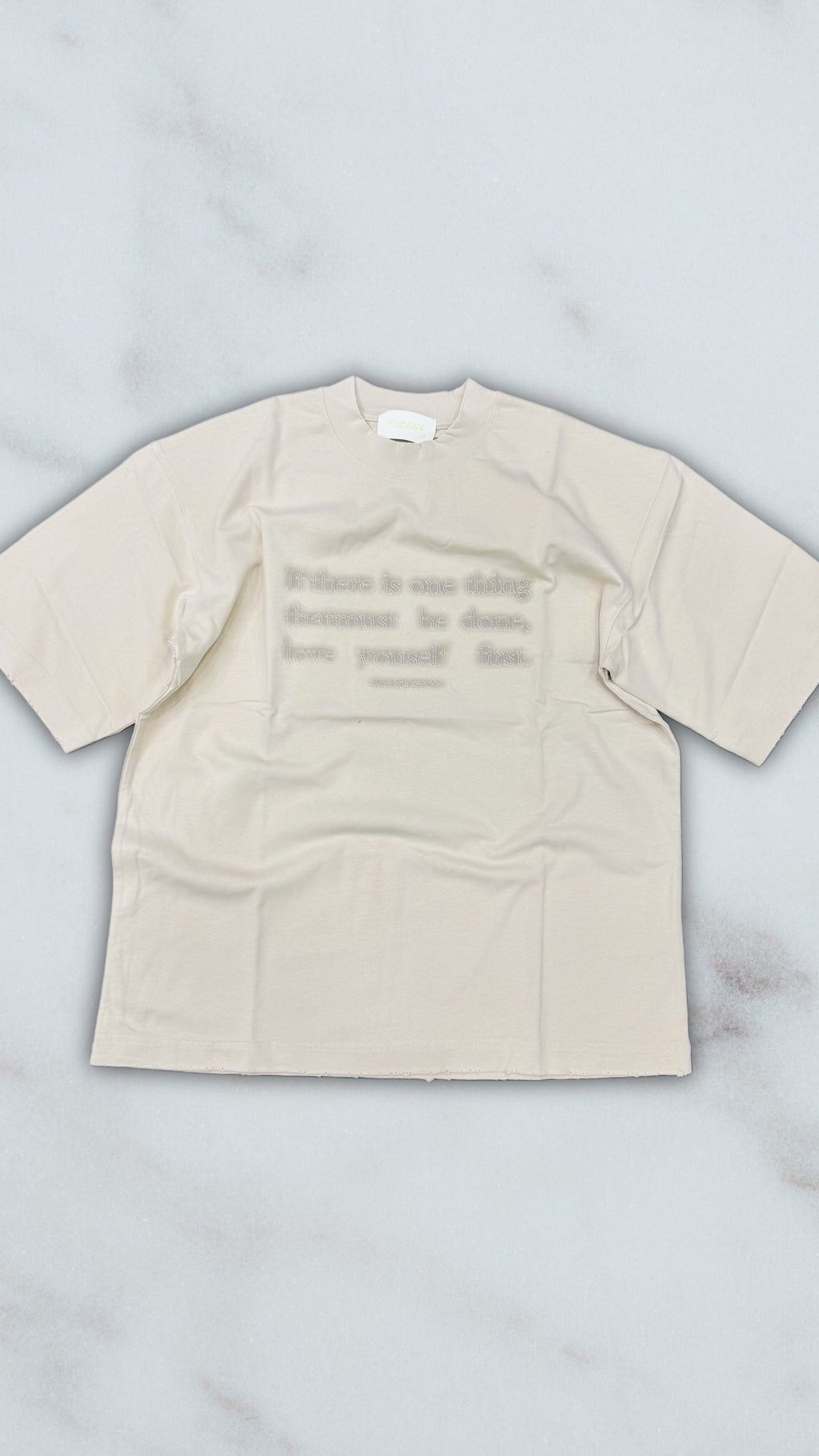 T SHIRT ILLUSION BEIGE