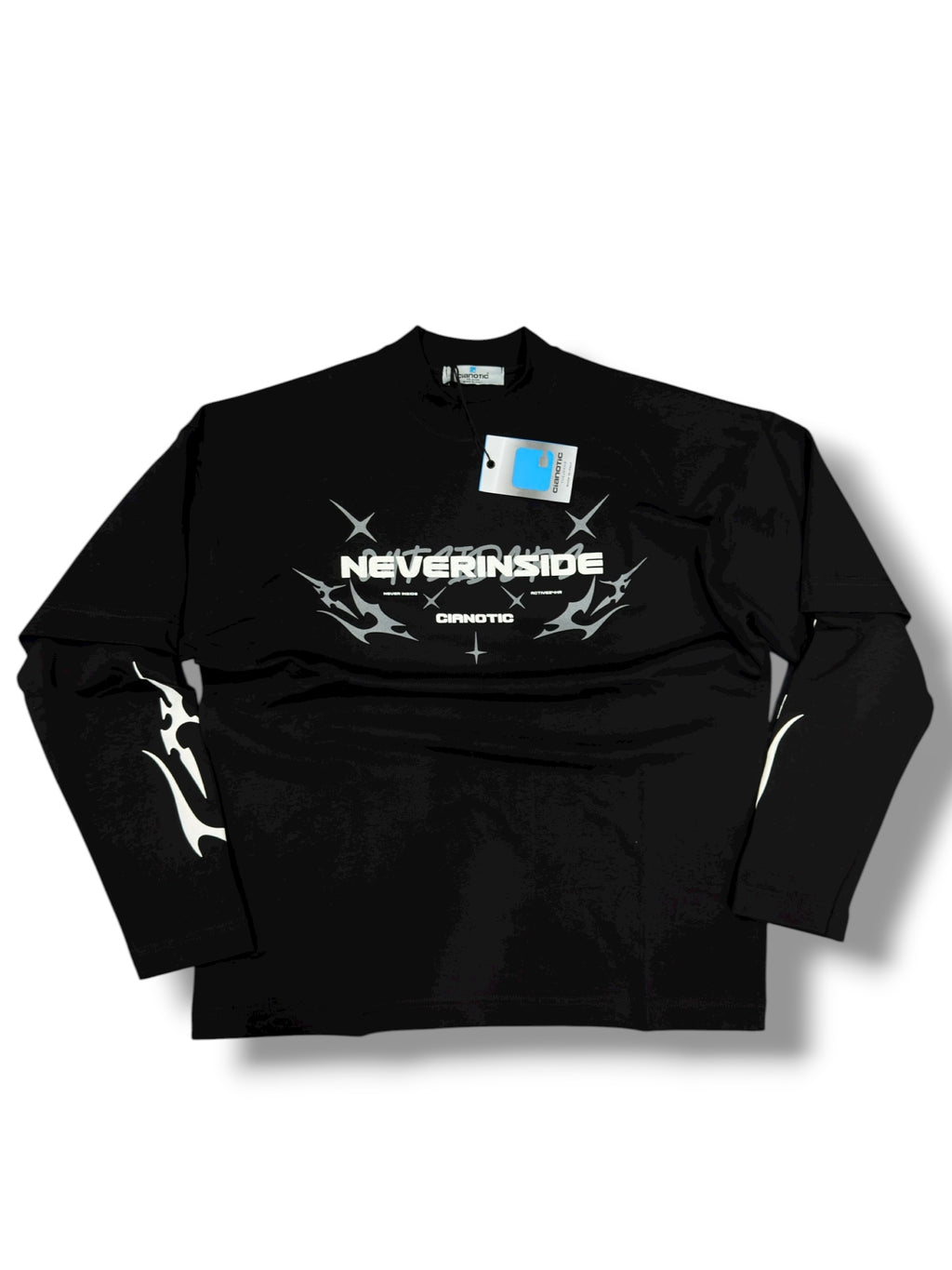 LONGSLEEVE CIANOTIC NEVER BLACK
