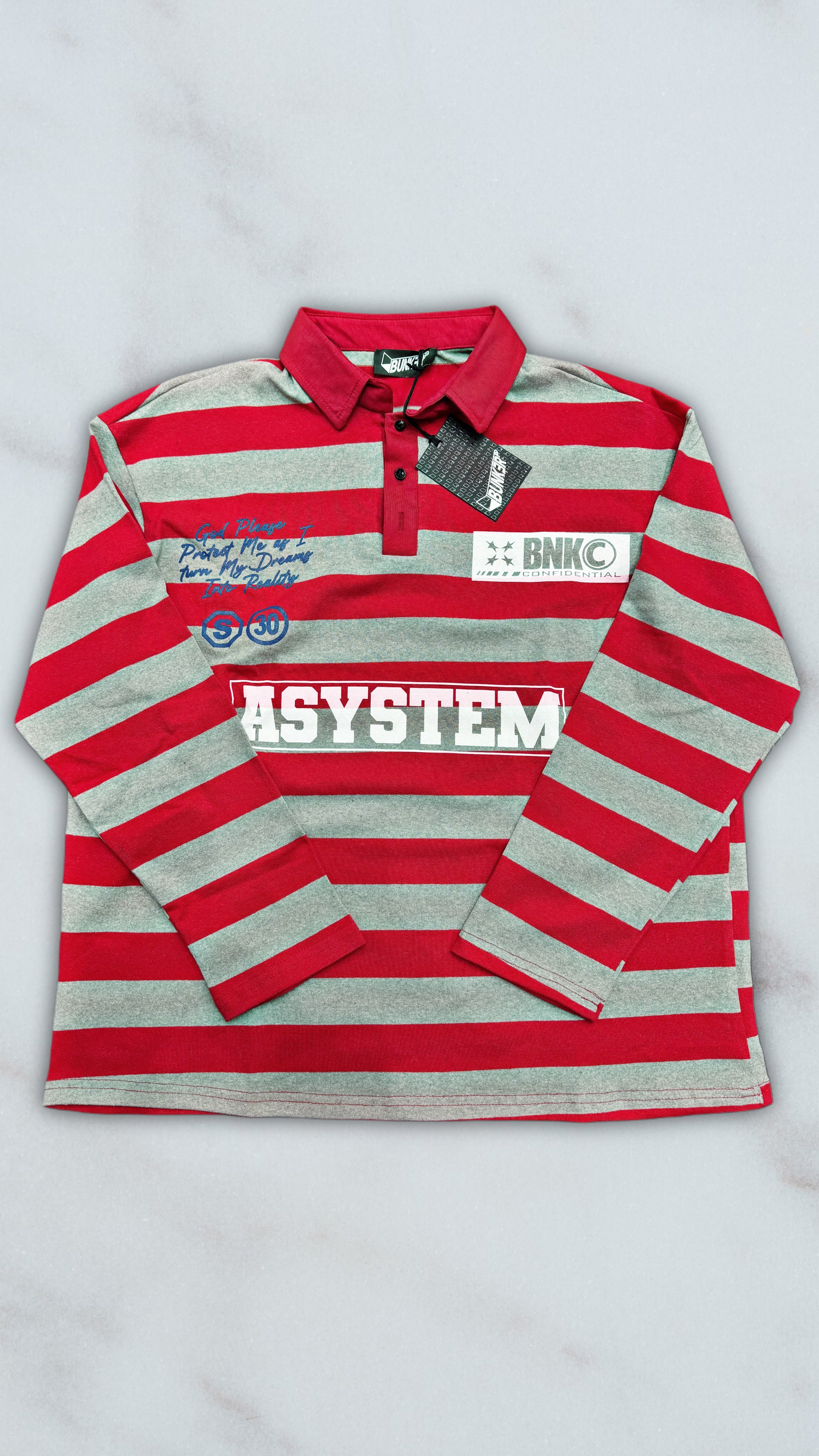POLO BUNKER PATCH RED