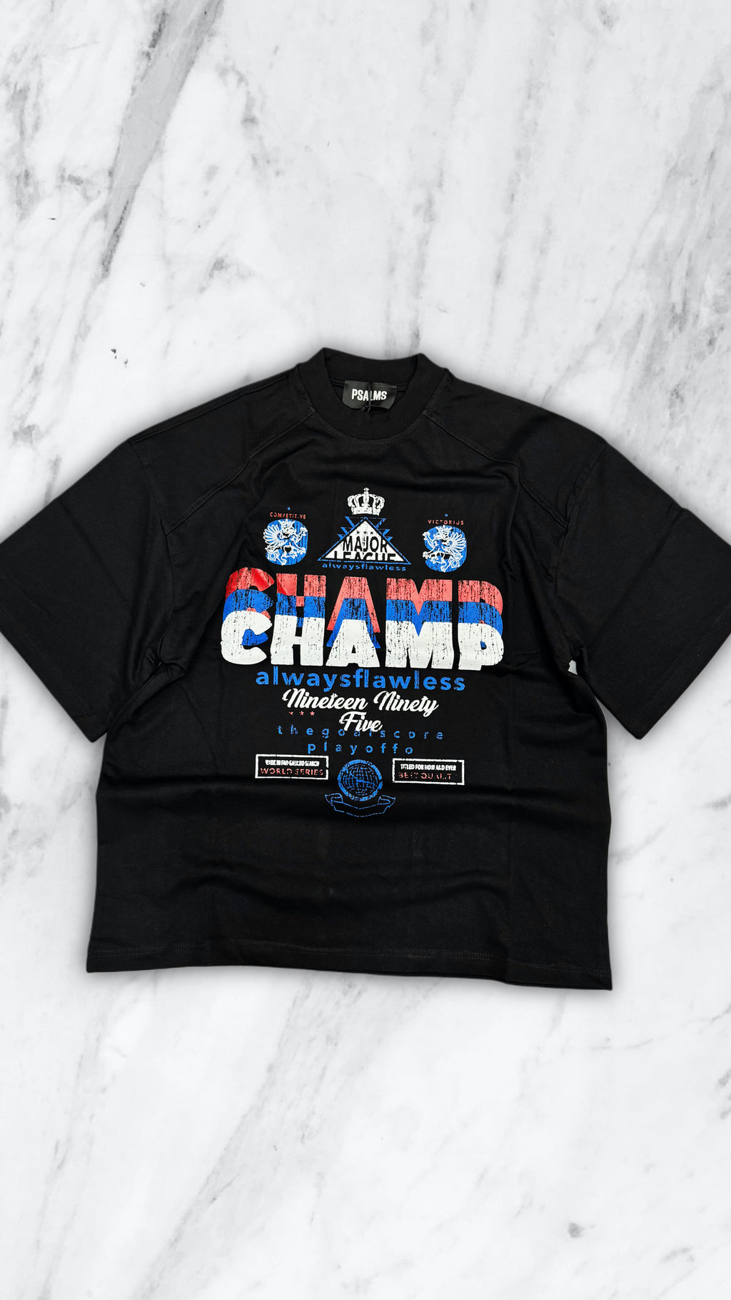 T SHIRT CHAMP BLACK