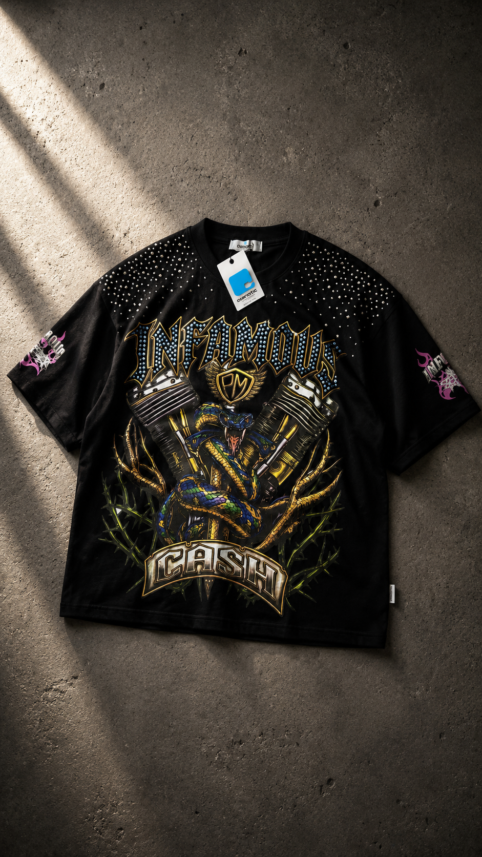 T SHIRT CIANOTIC INFAMOUS