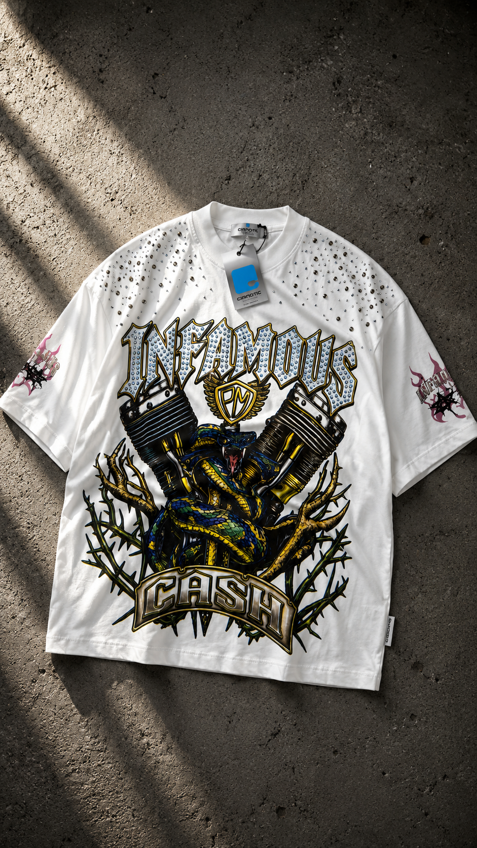 T SHIRT CIANOTIC INFAMOUS