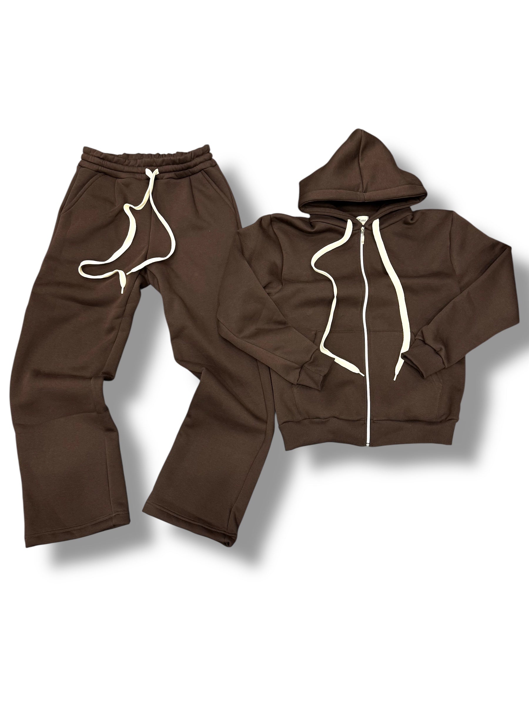 TRACKSUIT FONDO AMPIO BROWN