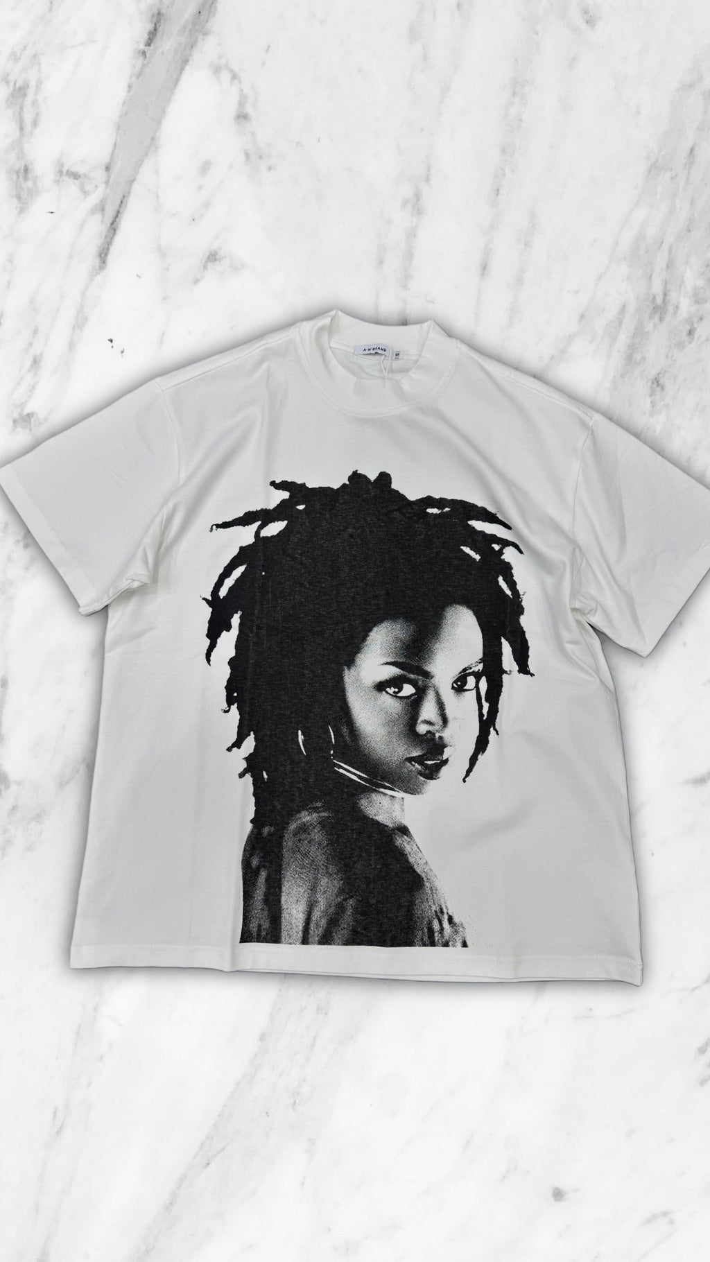 T SHIRT AFRO WHITE