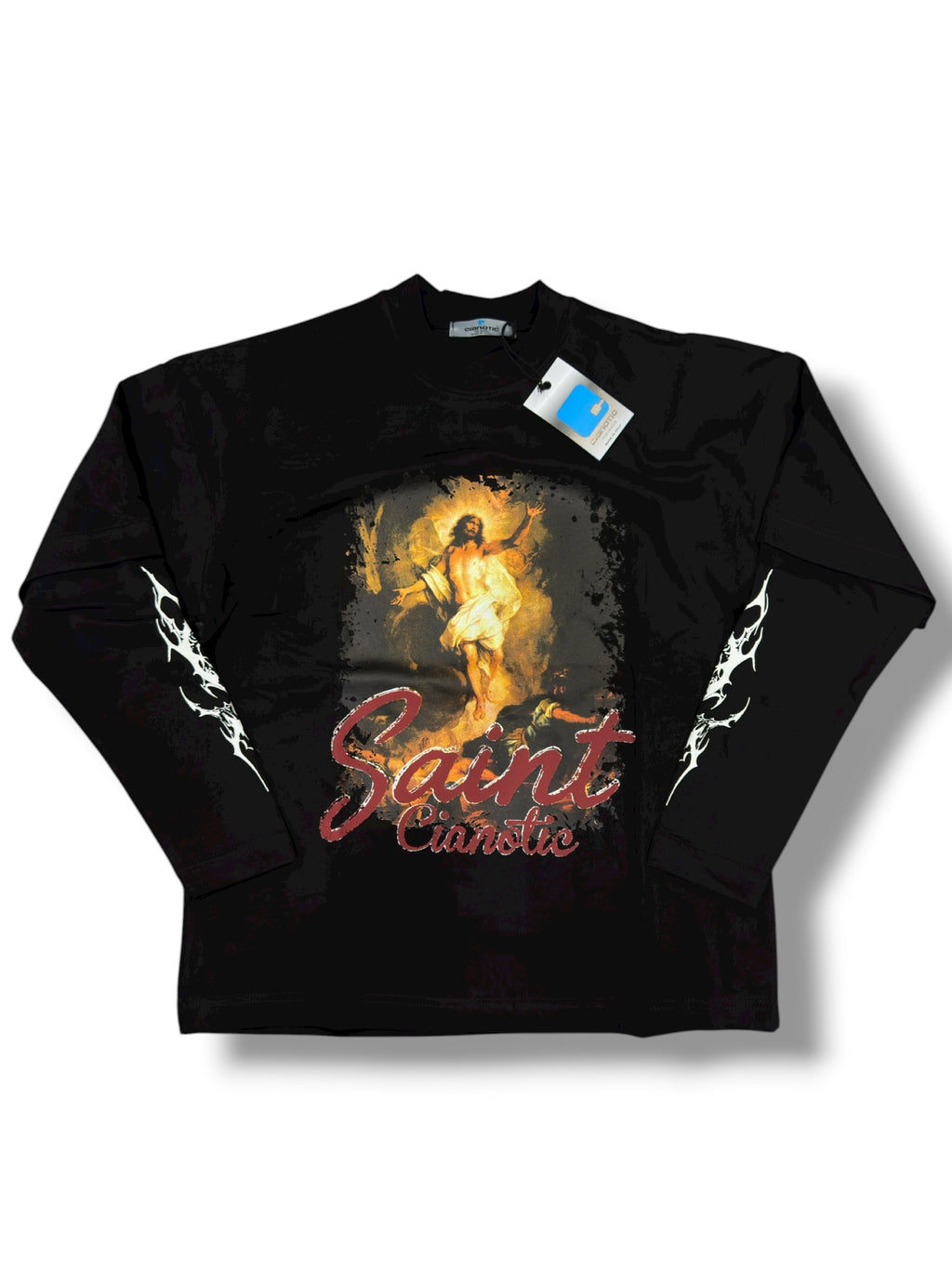 LONGSLEEVE CIANOTIC JESUS BLACK
