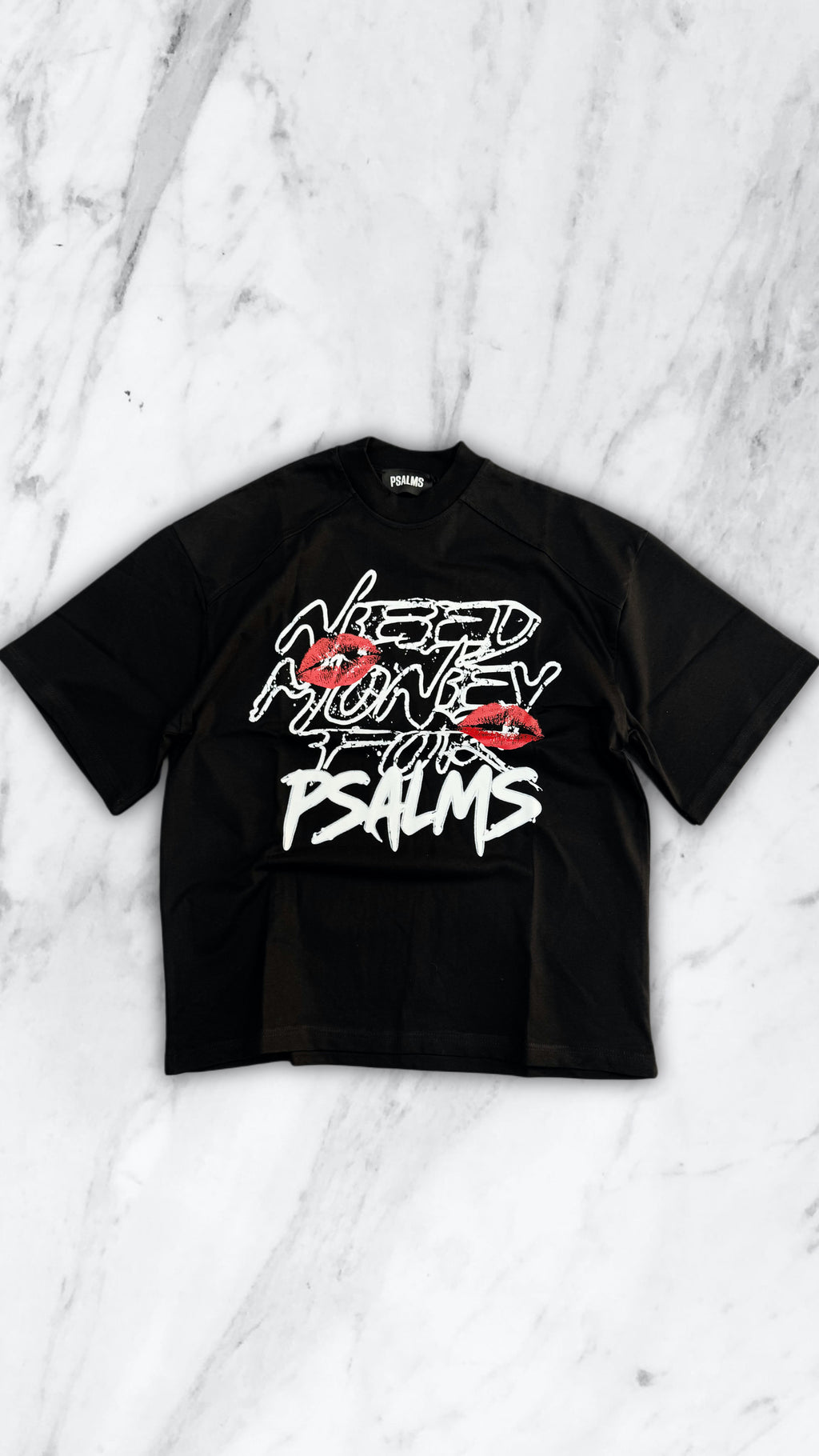 T SHIRT PSALMS BLACK