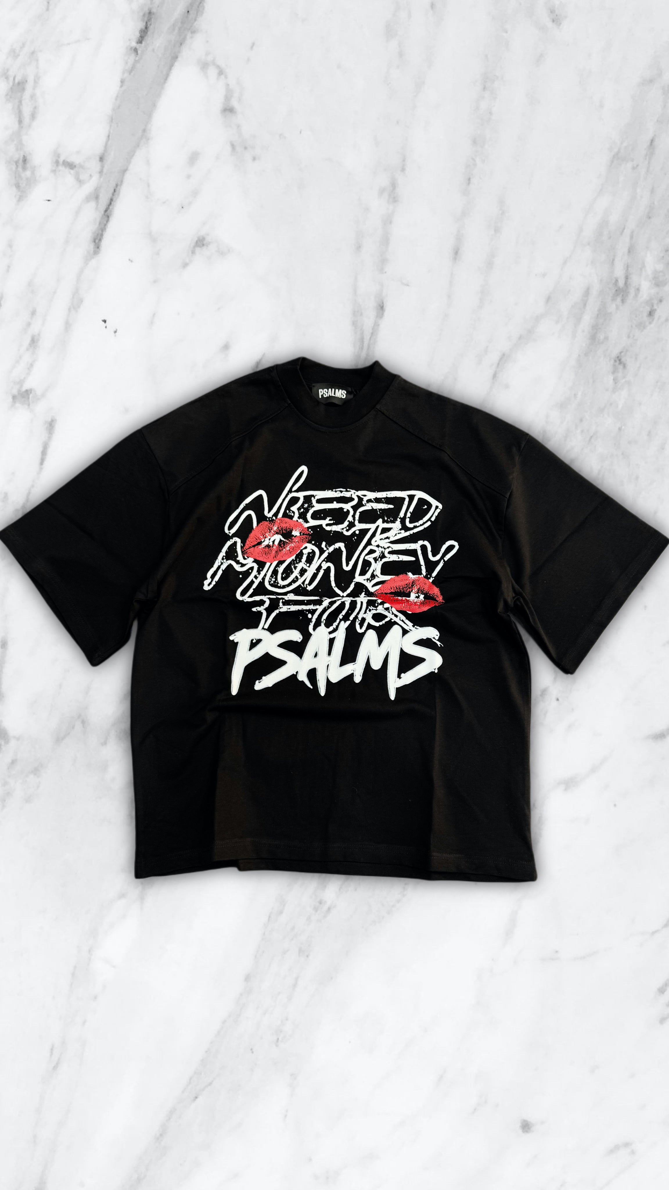 T SHIRT PSALMS BLACK