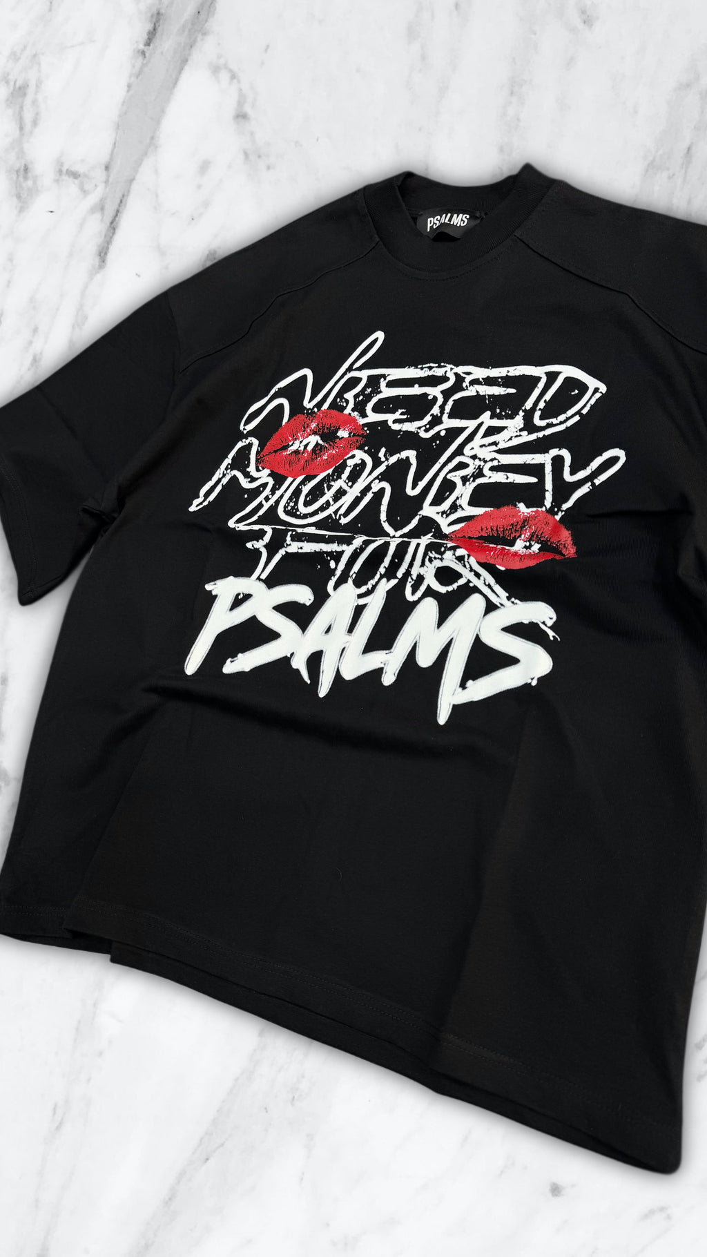 T SHIRT PSALMS BLACK
