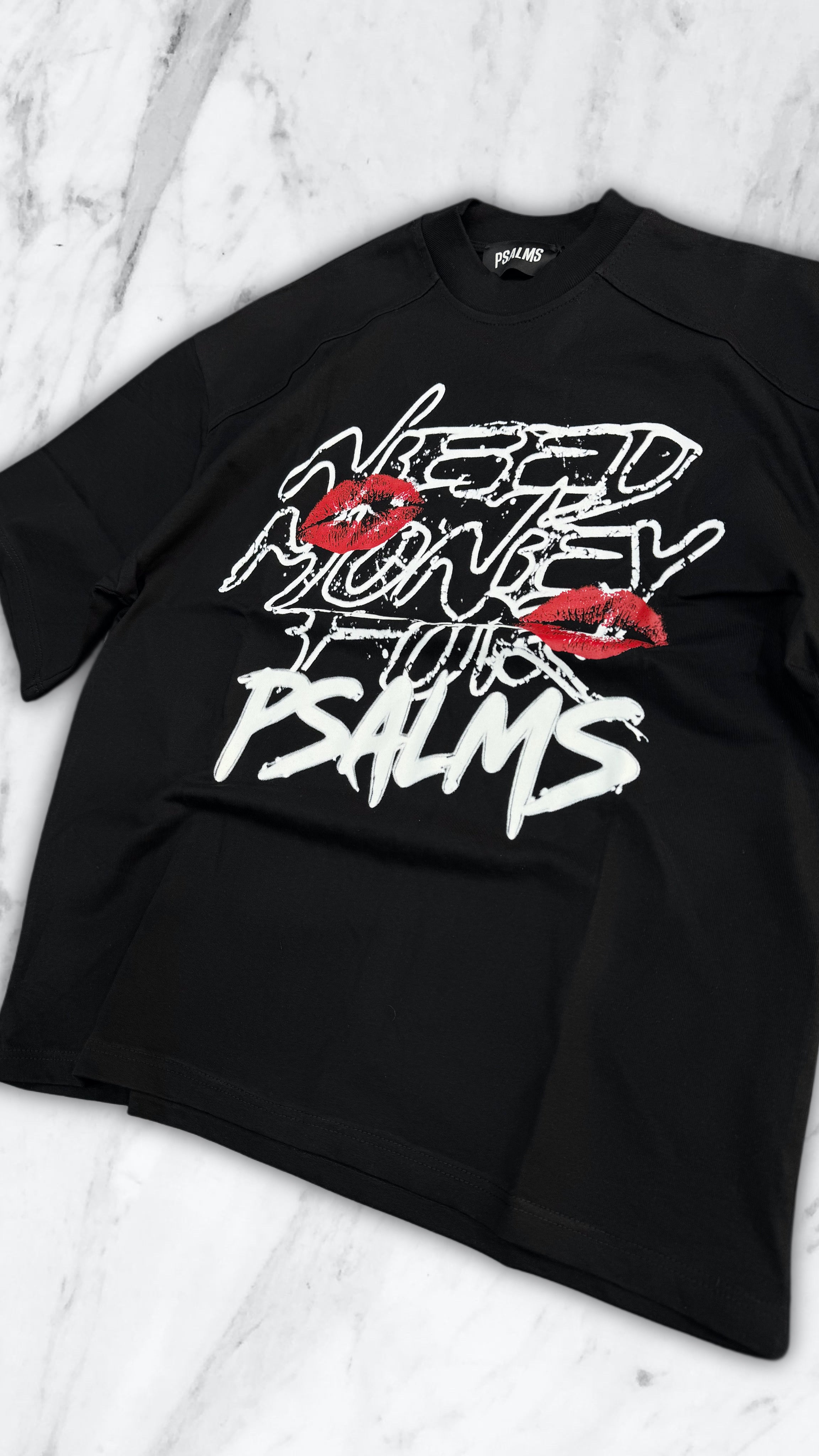 T SHIRT PSALMS BLACK