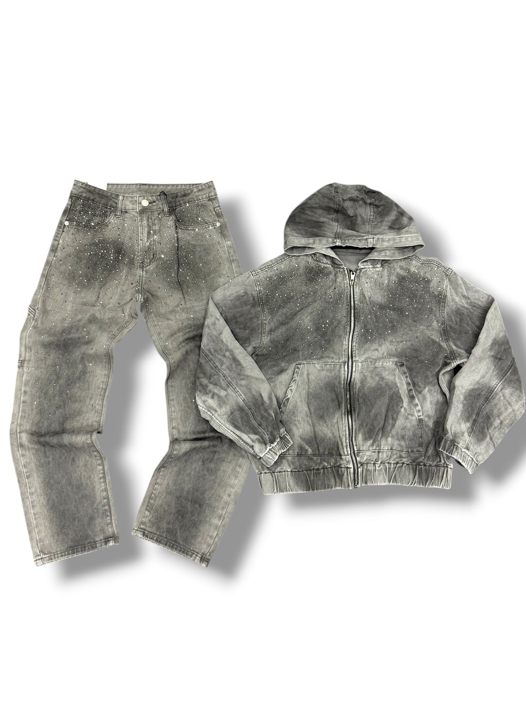 COORDSET DENIM DIAMOND