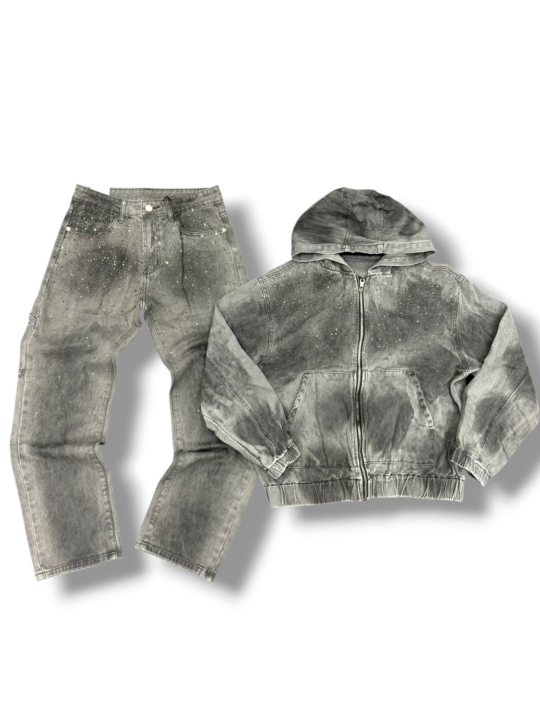 COORDSET DENIM DIAMOND