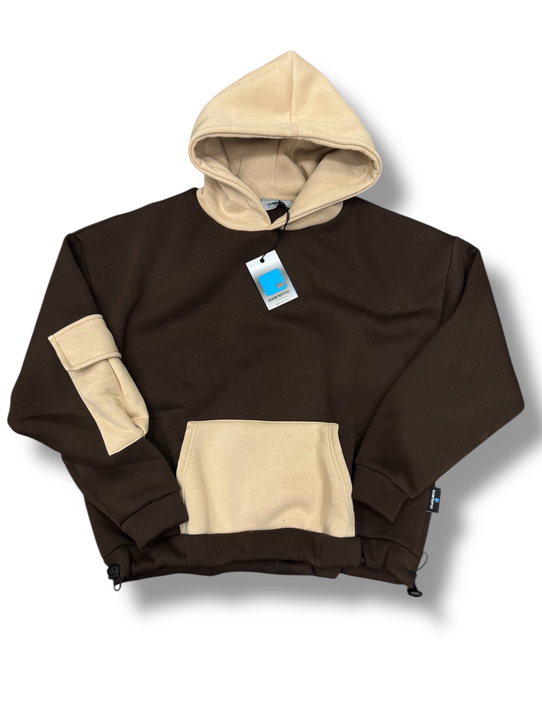 FELPA CIANOTIC CONTRAST BROWN