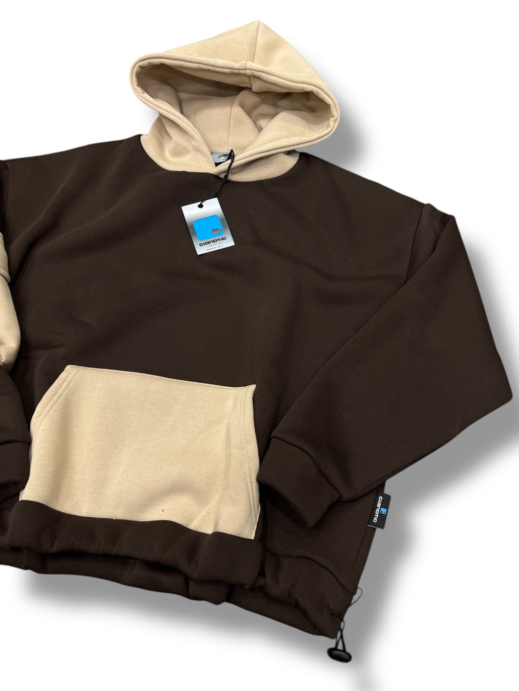 FELPA CIANOTIC CONTRAST BROWN