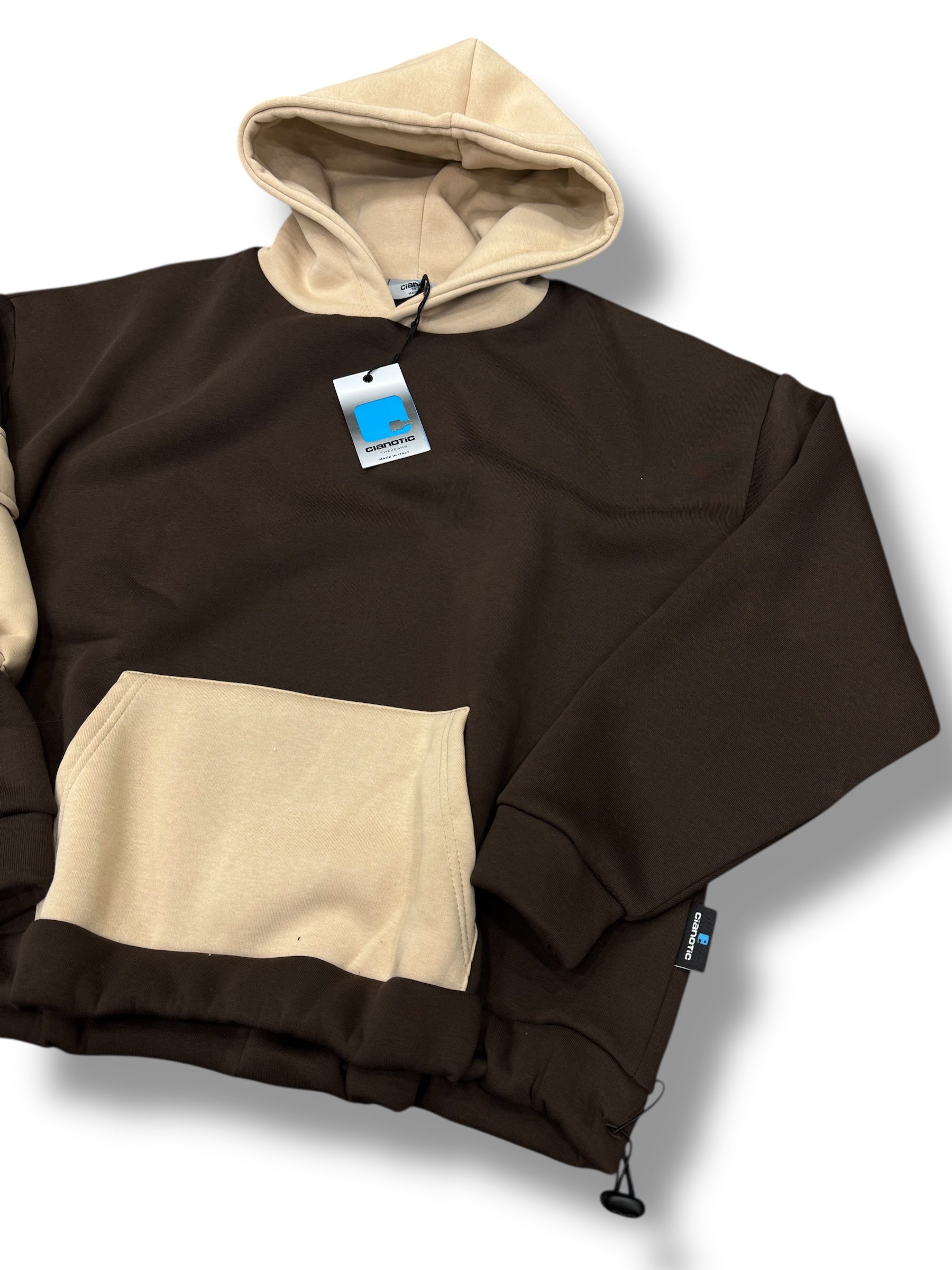 FELPA CIANOTIC CONTRAST BROWN