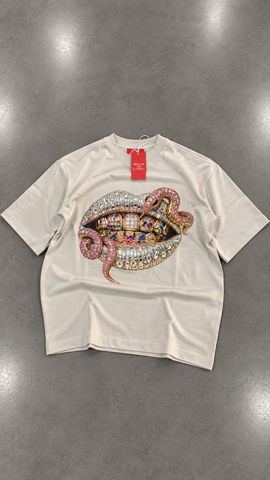 T SHIRT WALK IN LIGHT SNAKE