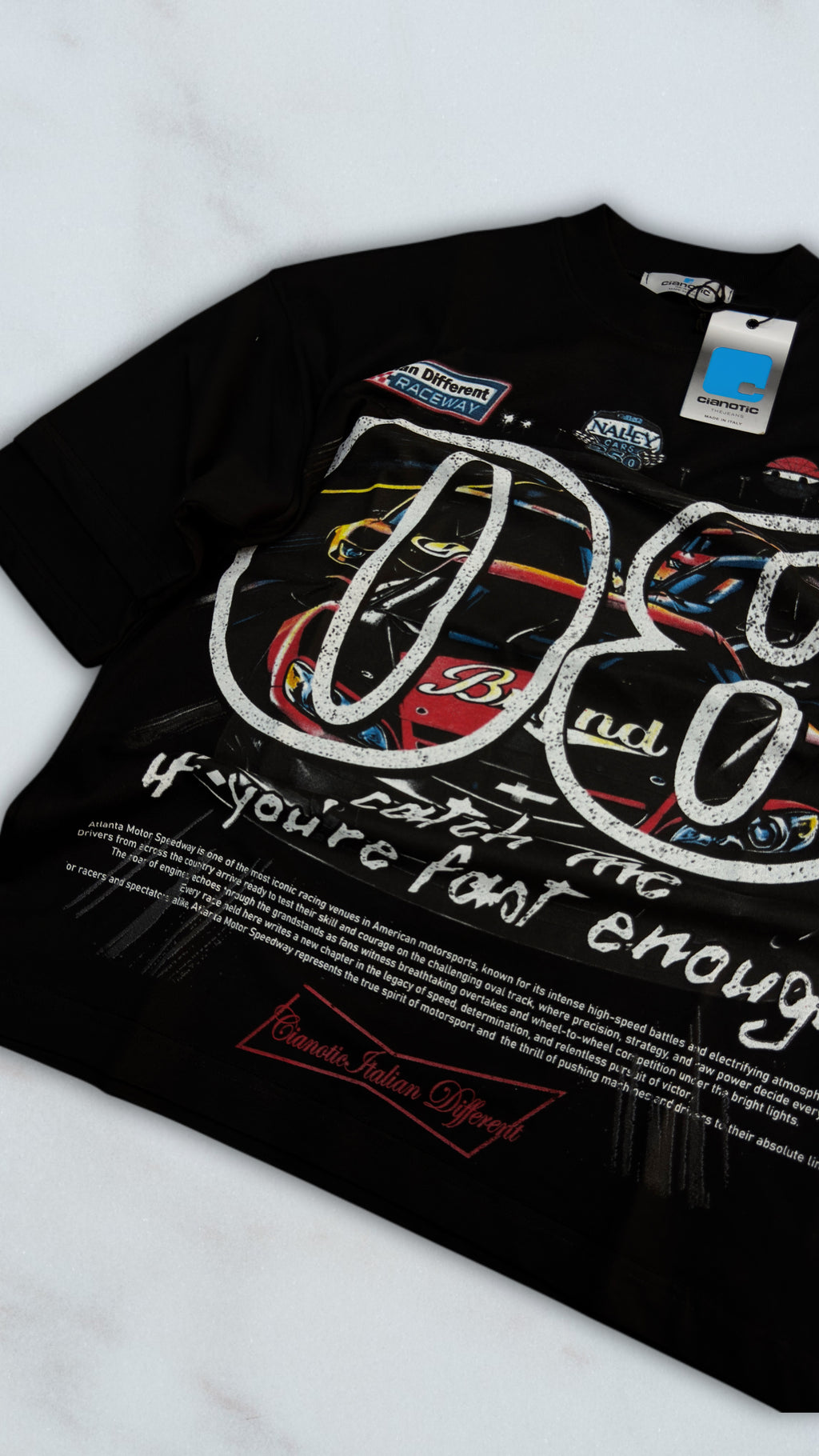 T SHIRT CIANOTIC NASCAR