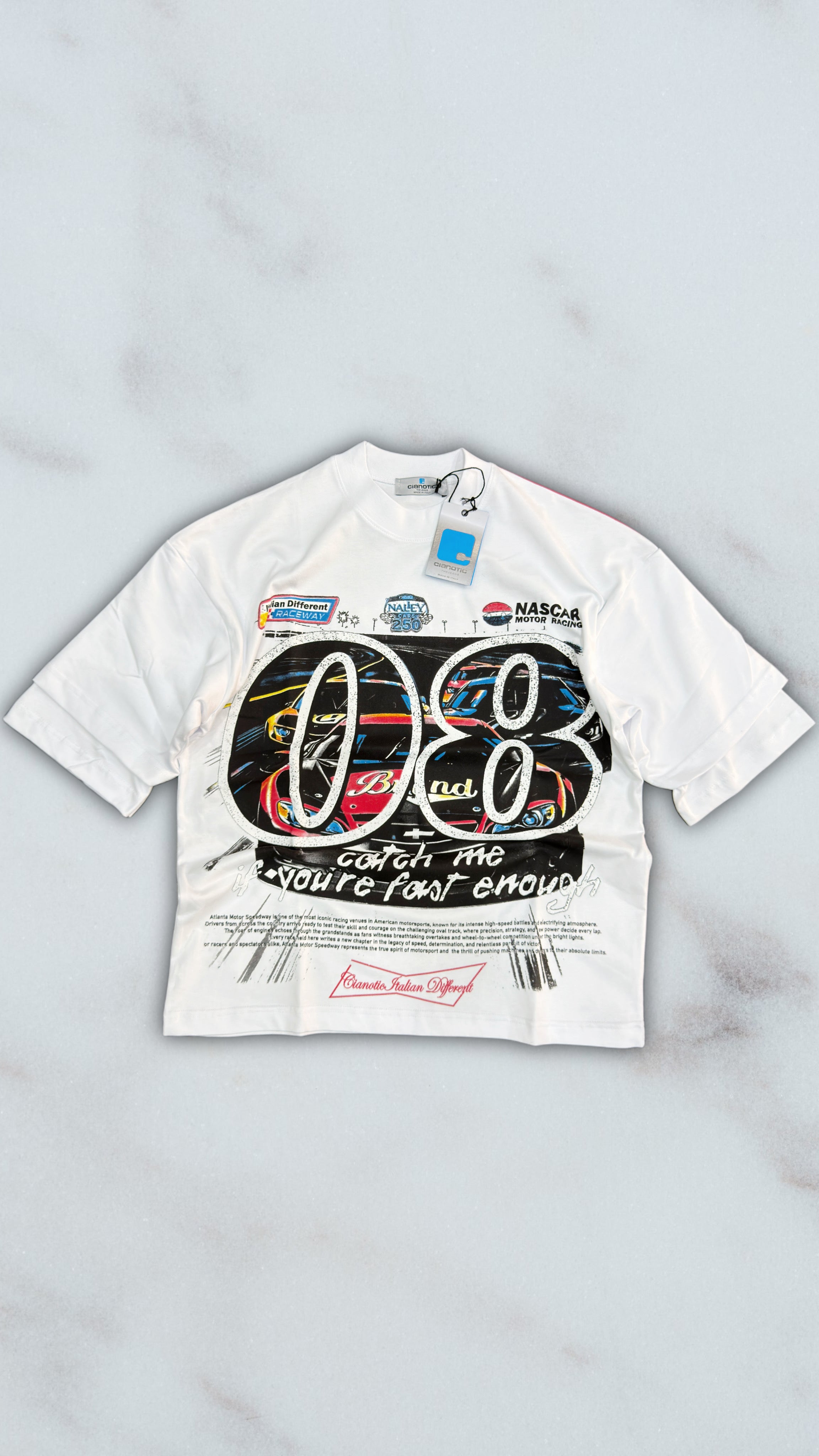 T SHIRT CIANOTIC NASCAR