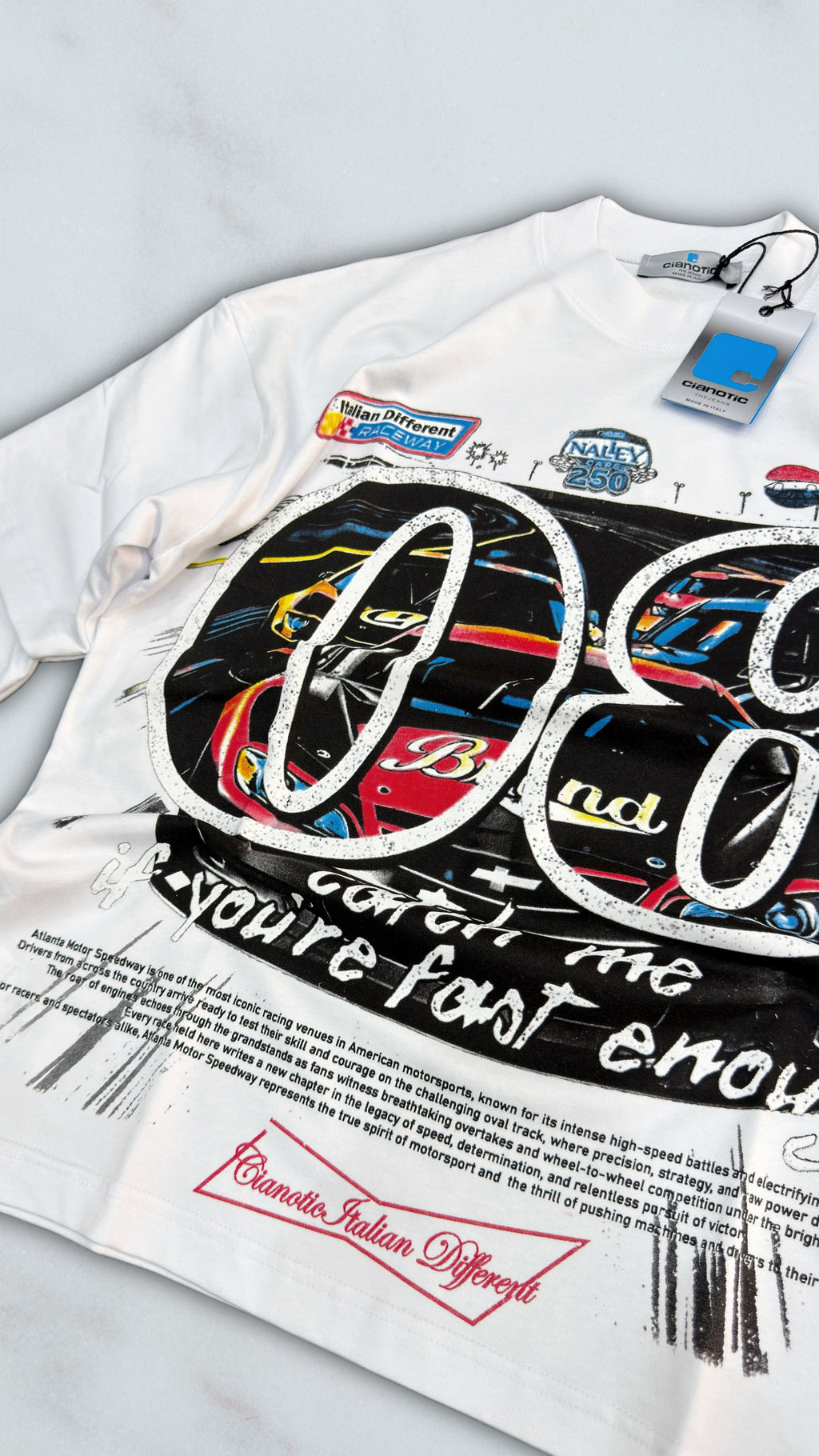 T SHIRT CIANOTIC NASCAR