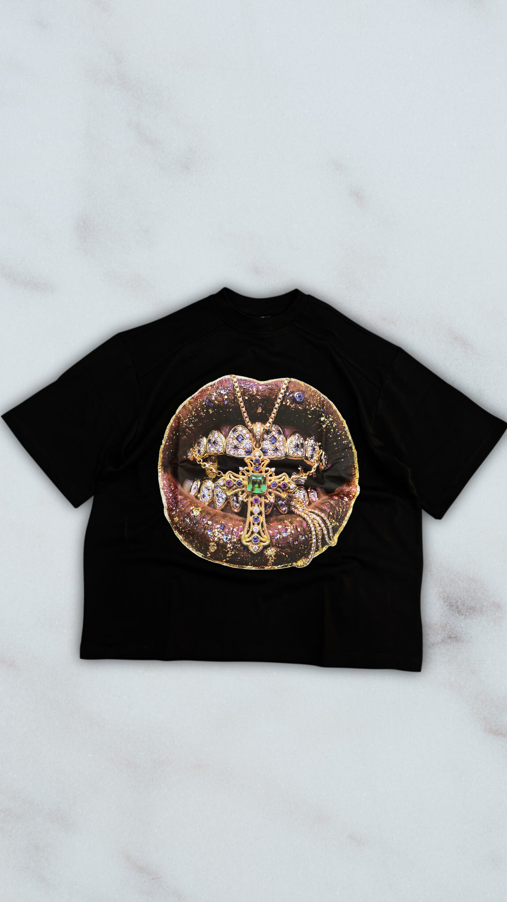 T SHIRT TW ROYAL BLACK