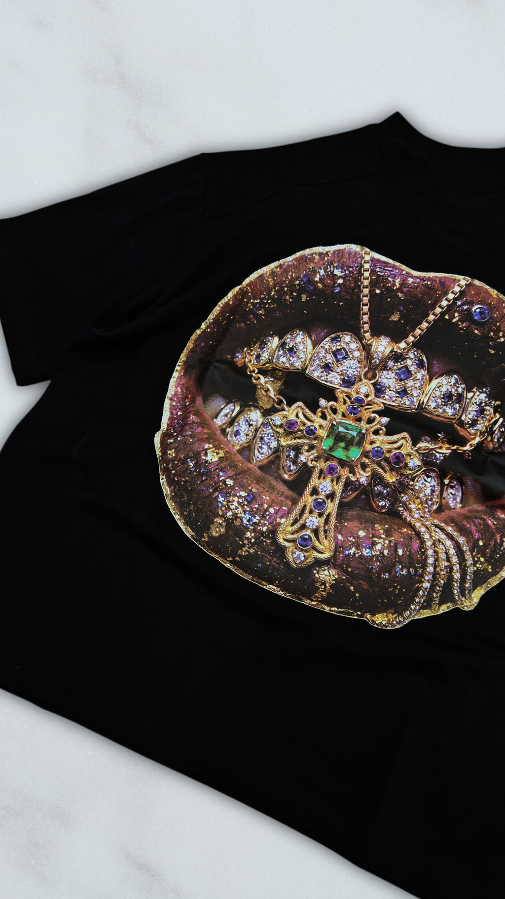 T SHIRT TW ROYAL BLACK