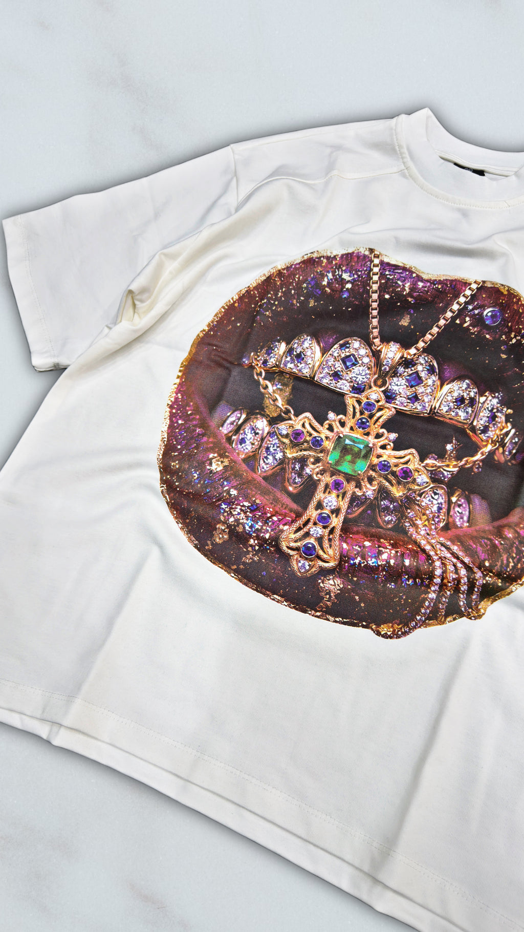 T SHIRT TW ROYAL WHITE