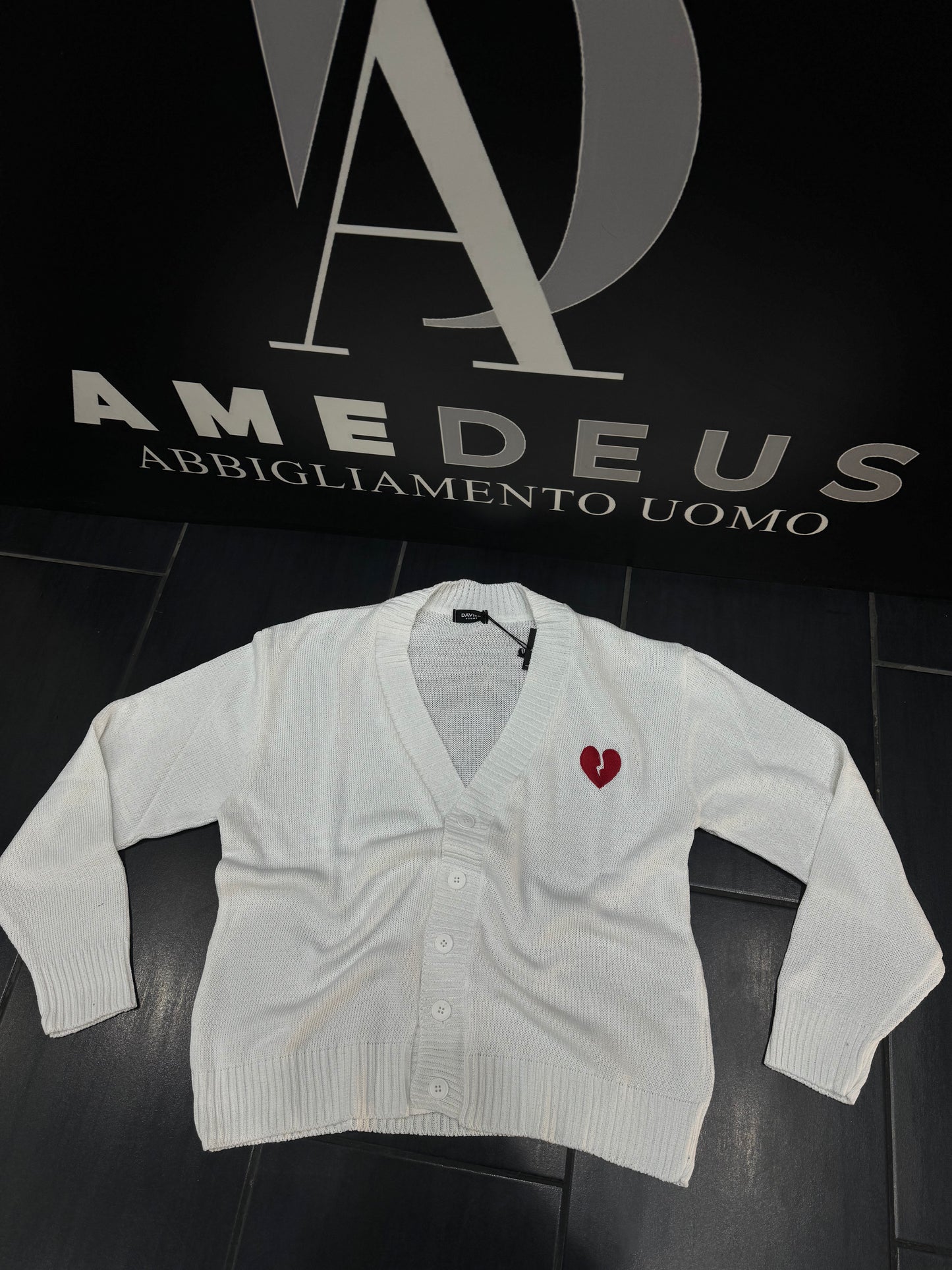 CARDIGAN MOD AMIR* WHITE