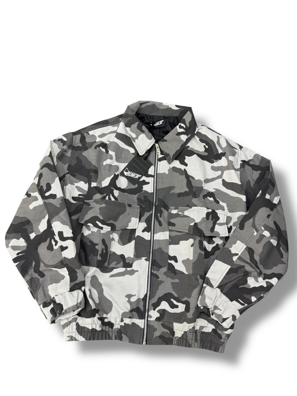 JACKET BUNKER MILITARY WHITE