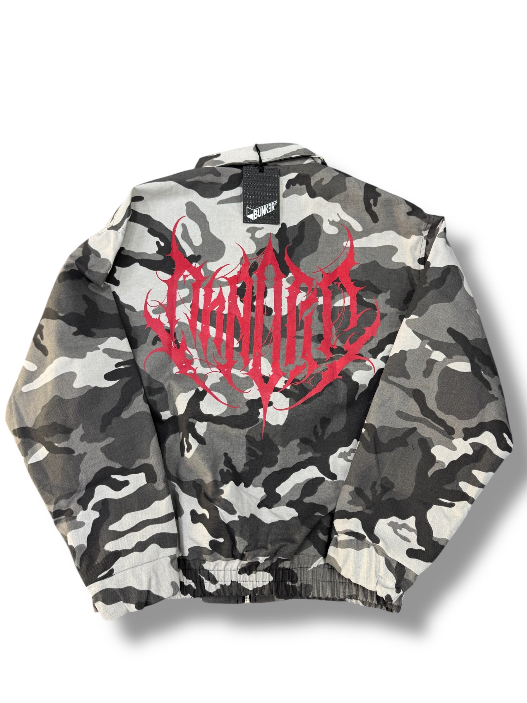 JACKET BUNKER MILITARY WHITE