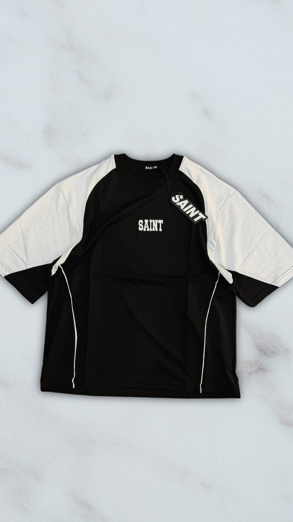 T SHIRT F1 SAINT BLACK