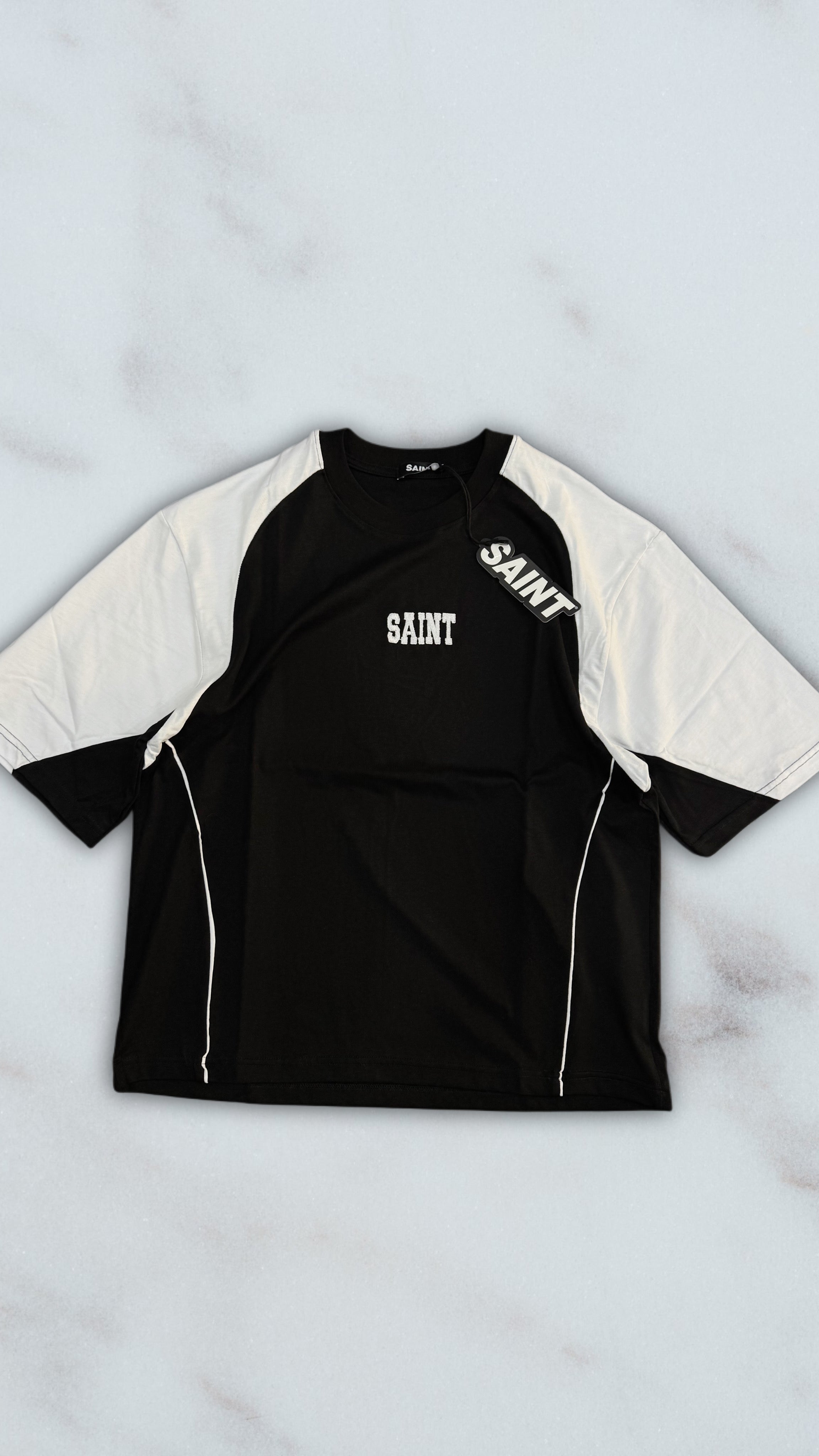 T SHIRT F1 SAINT BLACK