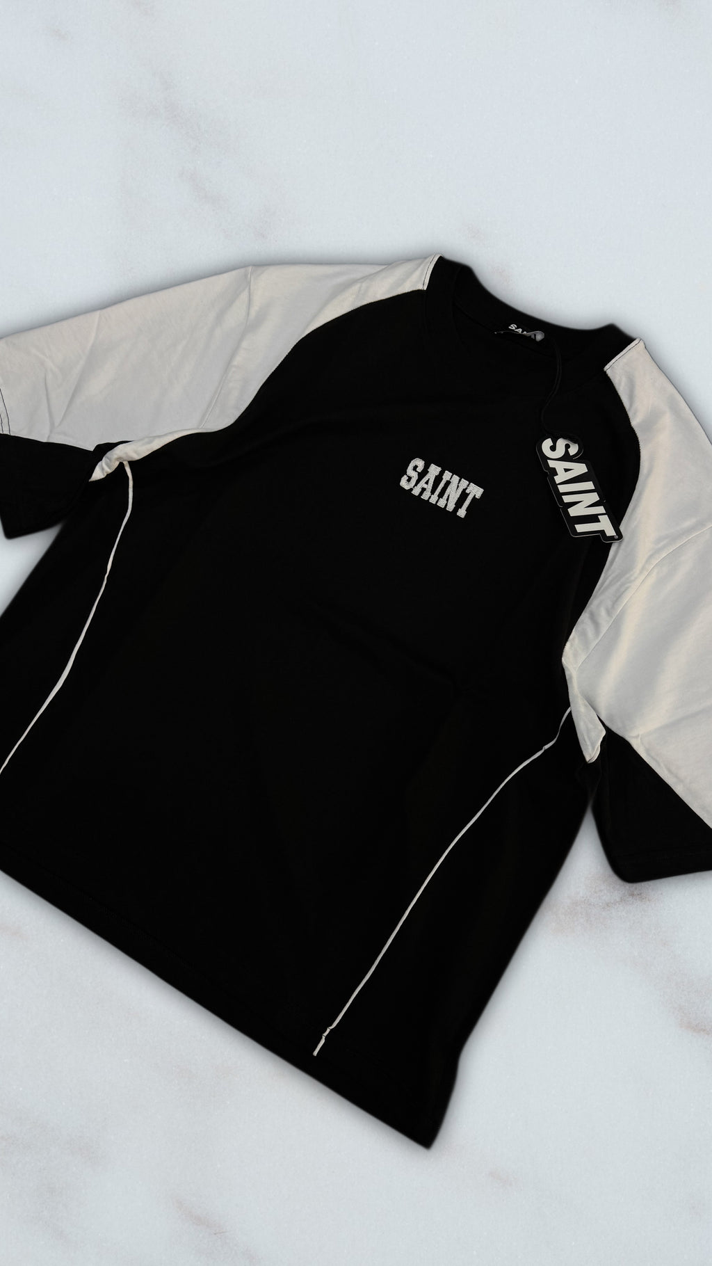 T SHIRT F1 SAINT BLACK