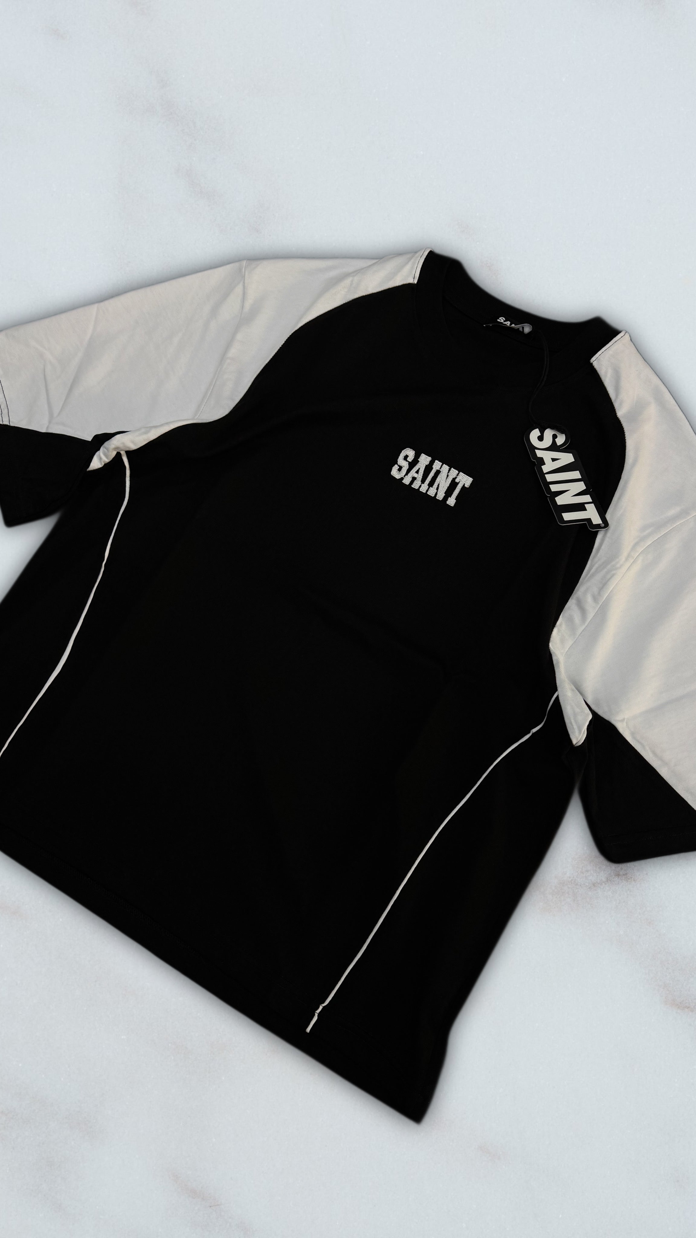 T SHIRT F1 SAINT BLACK