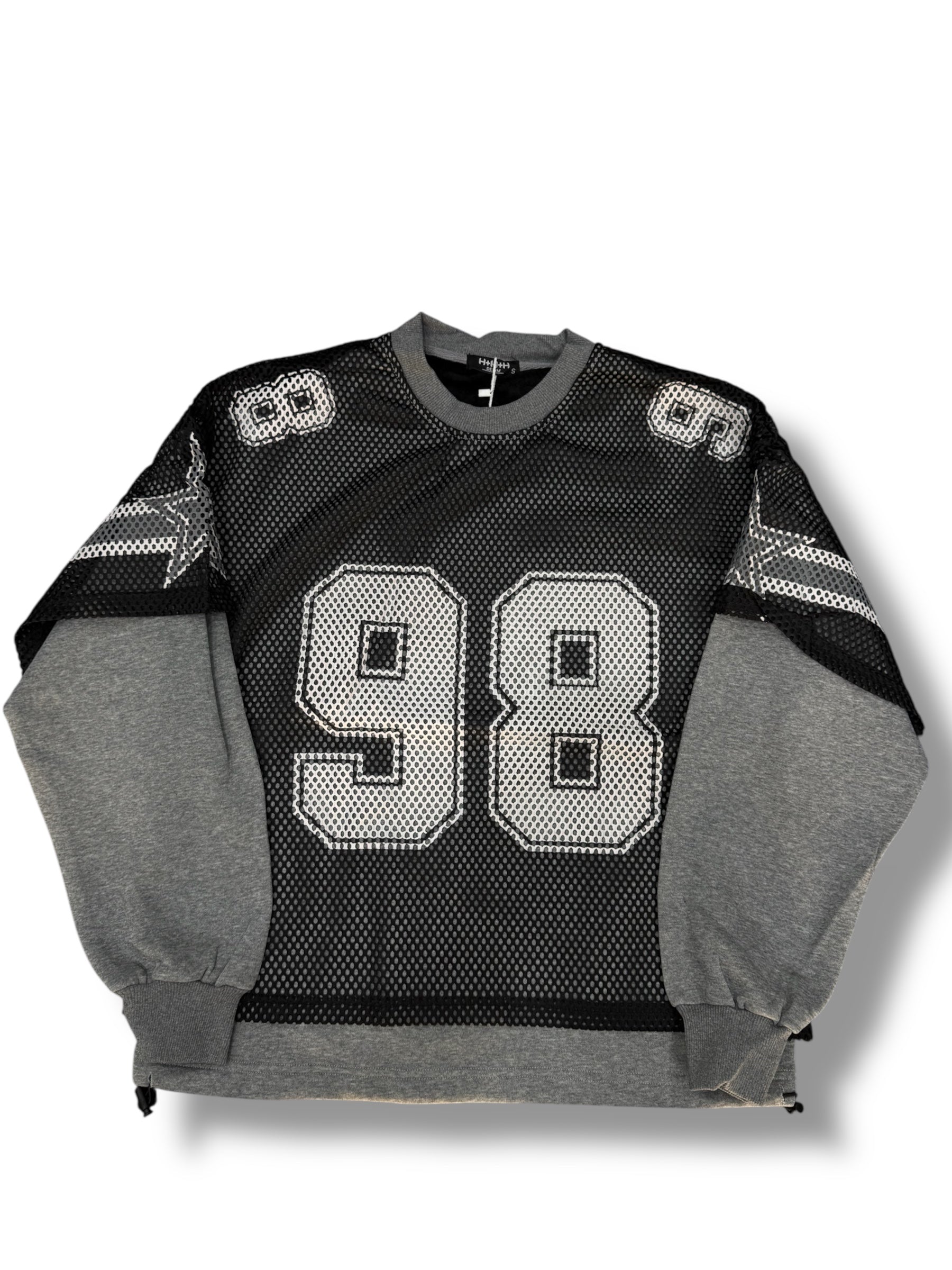 LONG SLEEVE RUGBY GREY
